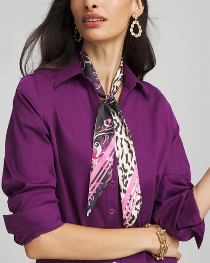 Floral Animal Print Skinny Scarf - Chico's