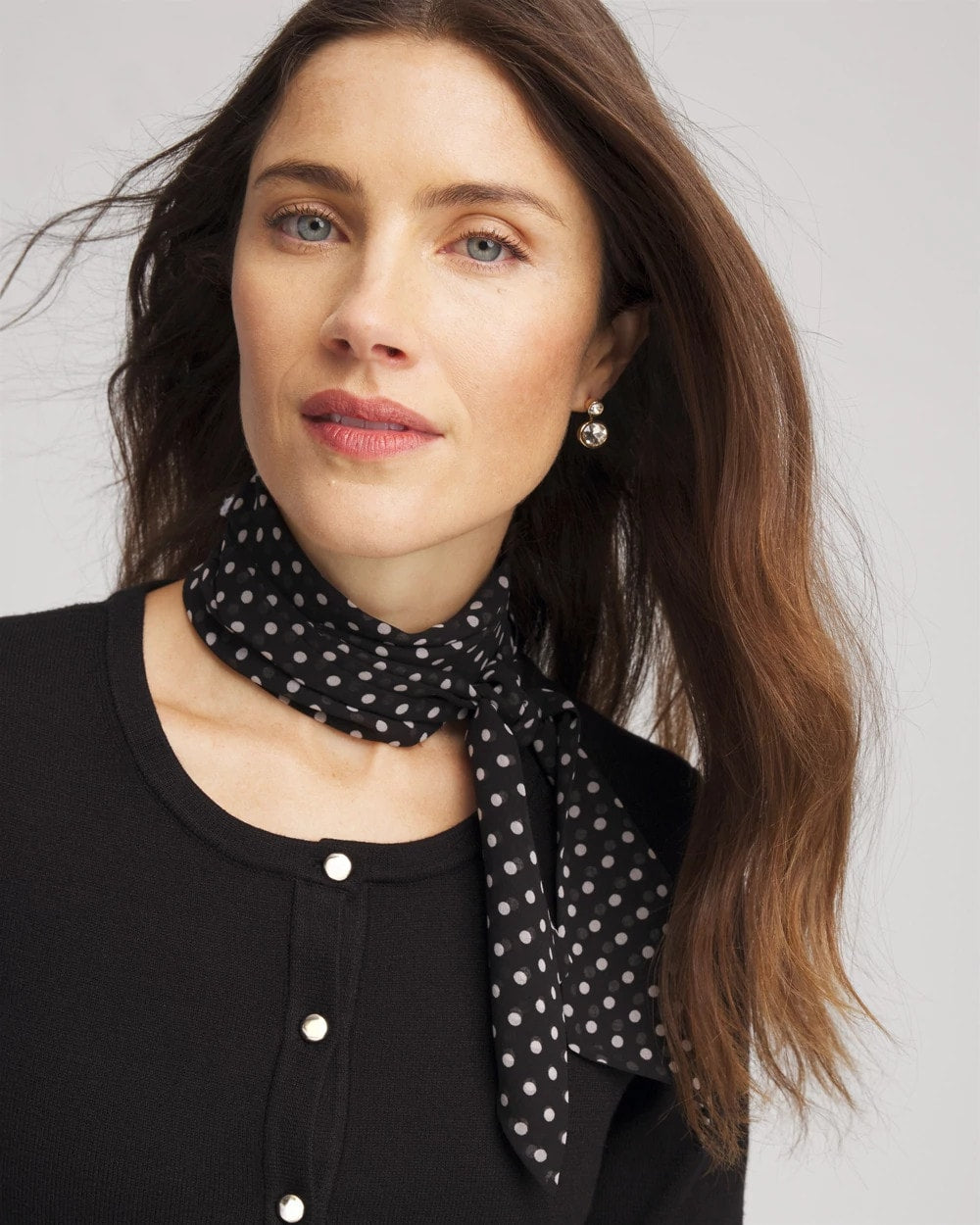 Polka Dot Skinny Scarf - Chico's