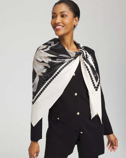 Printed Triangle Neckerchief Scarf - Chico's