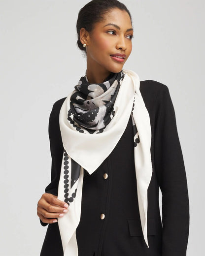 Printed Triangle Neckerchief Scarf - Chico's