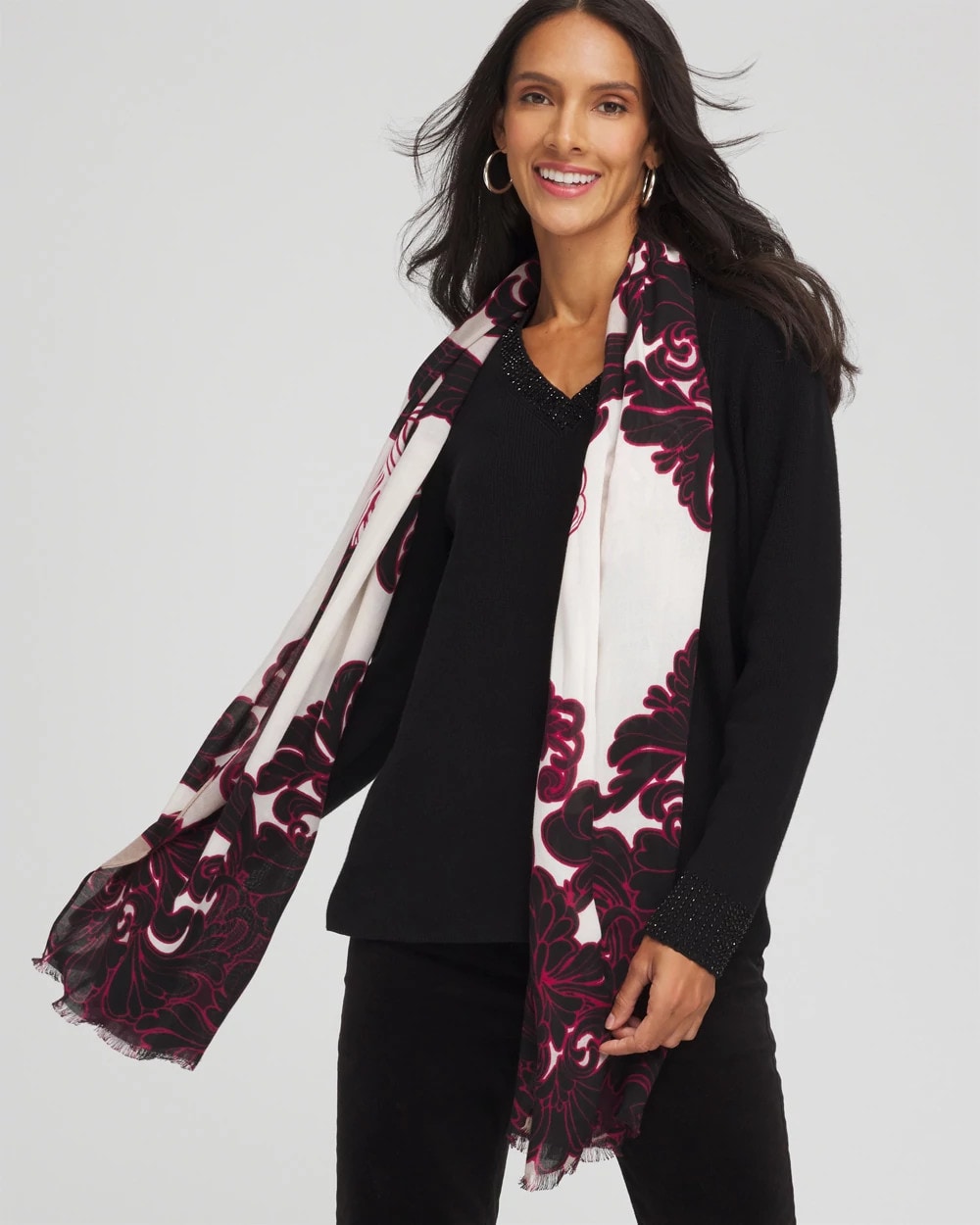 Maude Medallion Oblong Scarf - Chico's