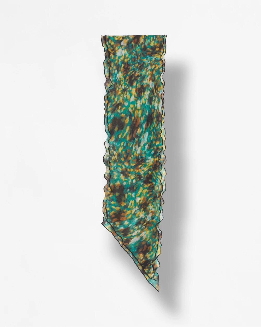 Printed Woven Ruffled Neck Scarf - Chico's