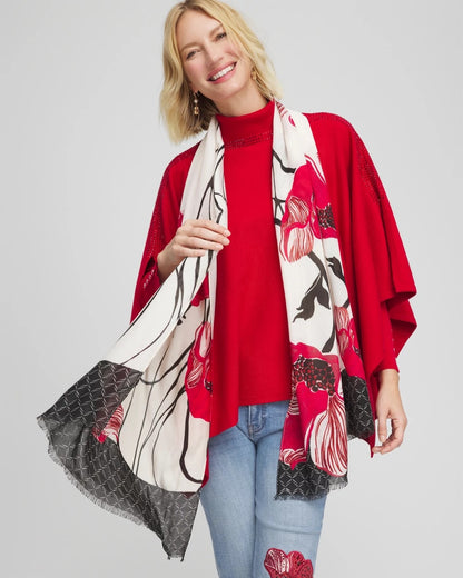 Vinstra Vine Oblong Scarf - Chico's