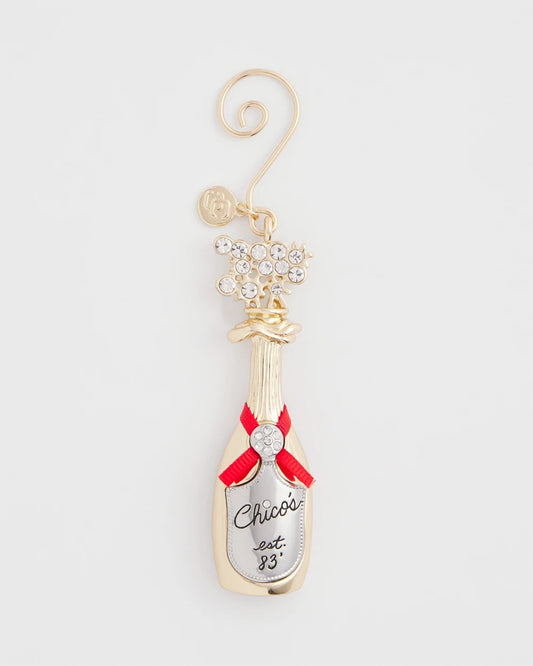 Champagne Bottle Ornament - Chico's