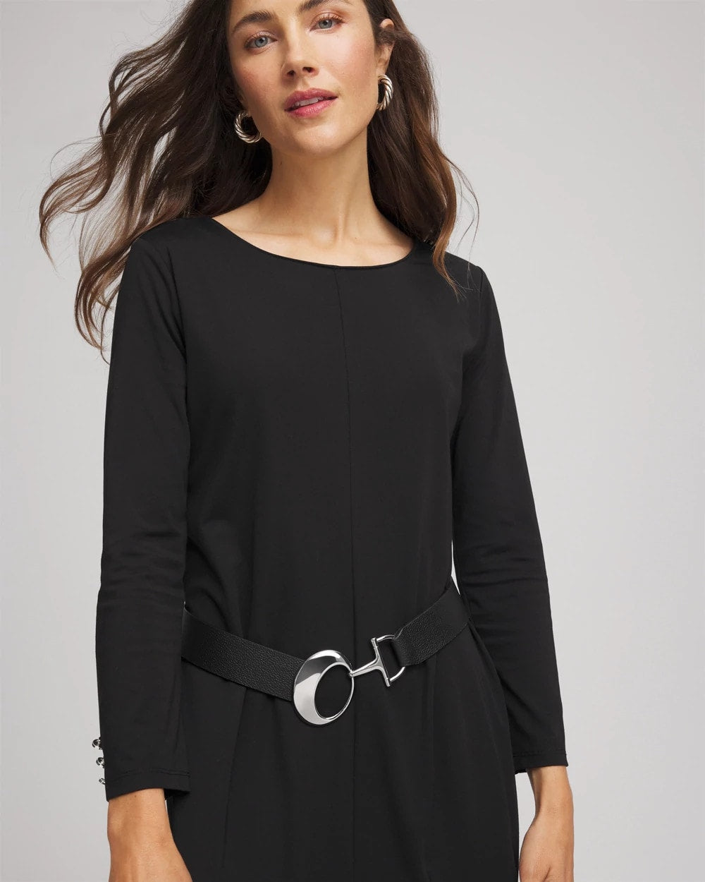 Soft-Stretch Faux Leather Belt - Chico's