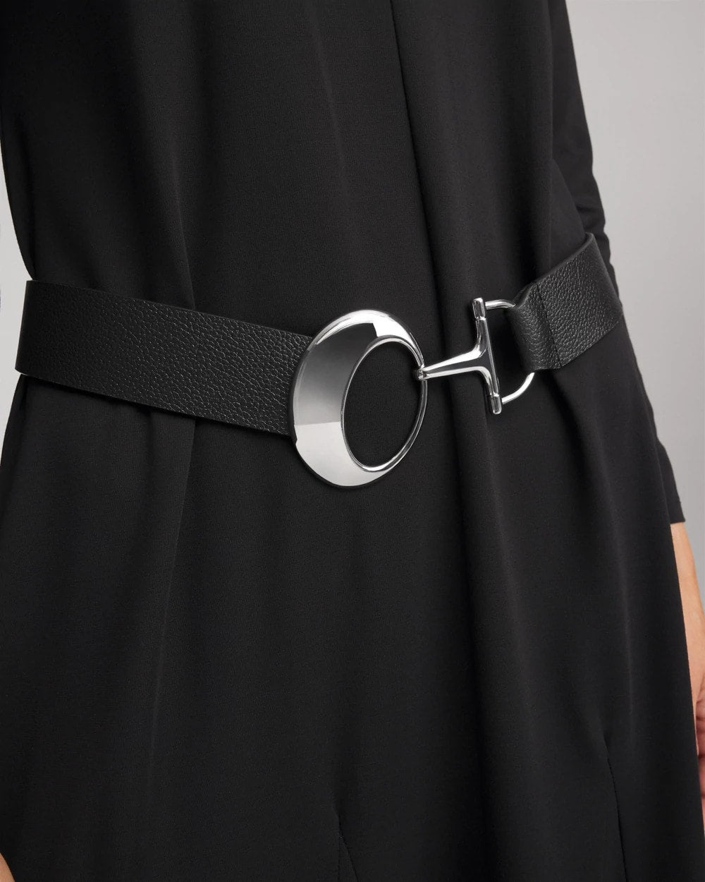 Soft-Stretch Faux Leather Belt - Chico's