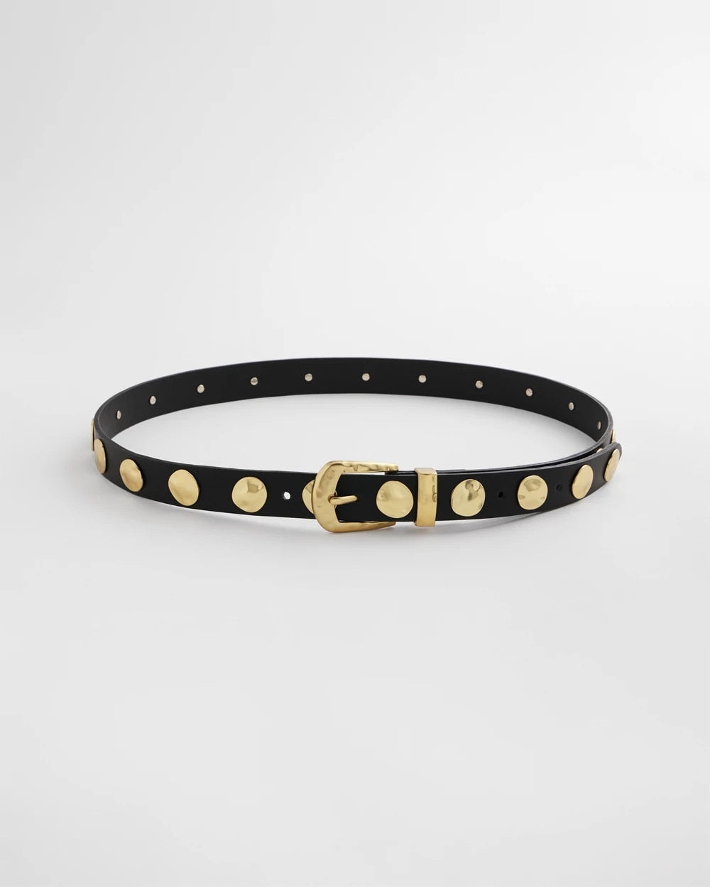 Studded Faux Leather Trouser Belt - Chico's
