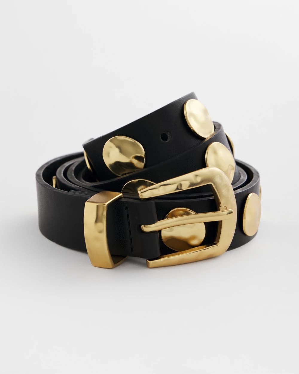 Studded Faux Leather Trouser Belt - Chico's