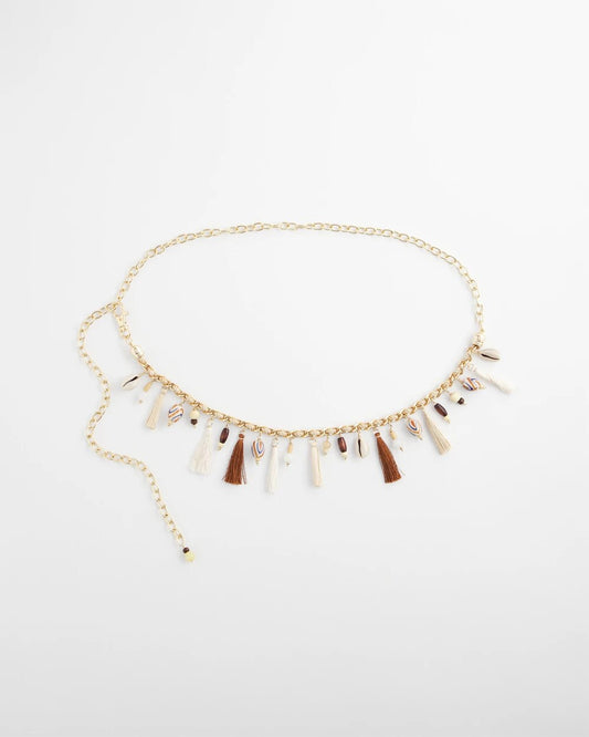 Novelty Beaded Chain Belt - Chico's