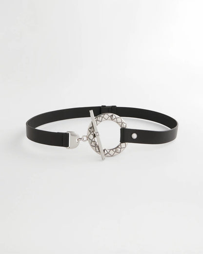 Silver Toggle Trouser Belt - Chico's