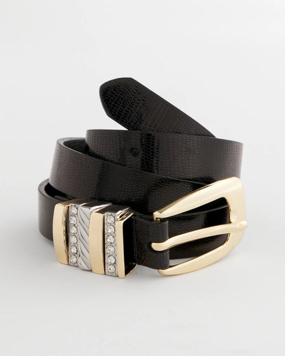 Mixed Metal Trouser Belt - Chico's