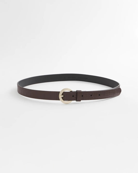 Crocodile Motif Trouser Belt - Chico's