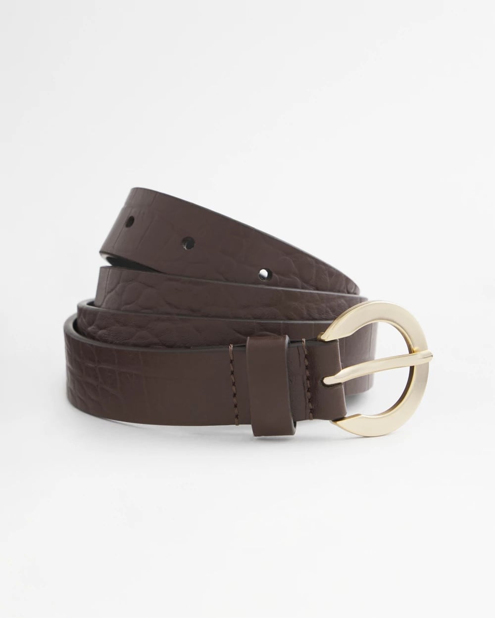 Crocodile Motif Trouser Belt - Chico's