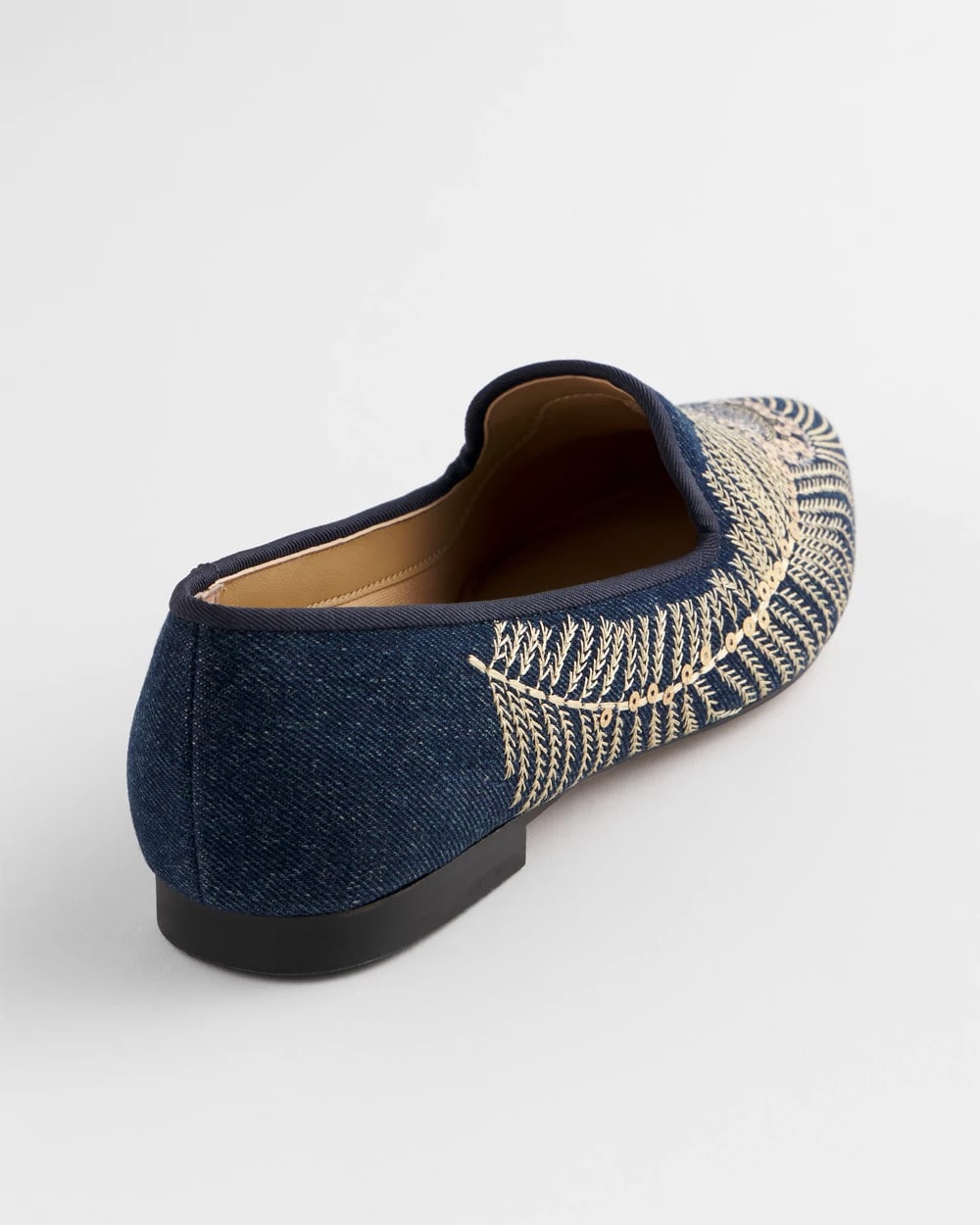 Peacock Embroidered Flats - Chico's