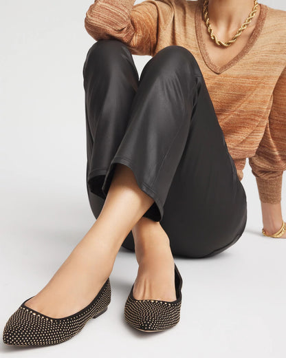 Suede Studded Flats - Chico's