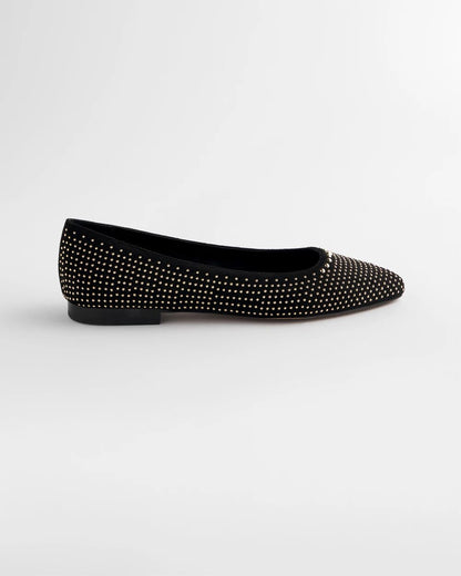 Suede Studded Flats - Chico's