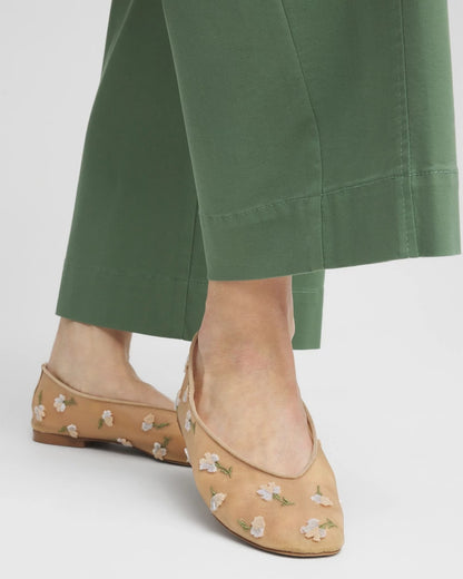 Orchid Embroidered Ballet Flats - Chico's
