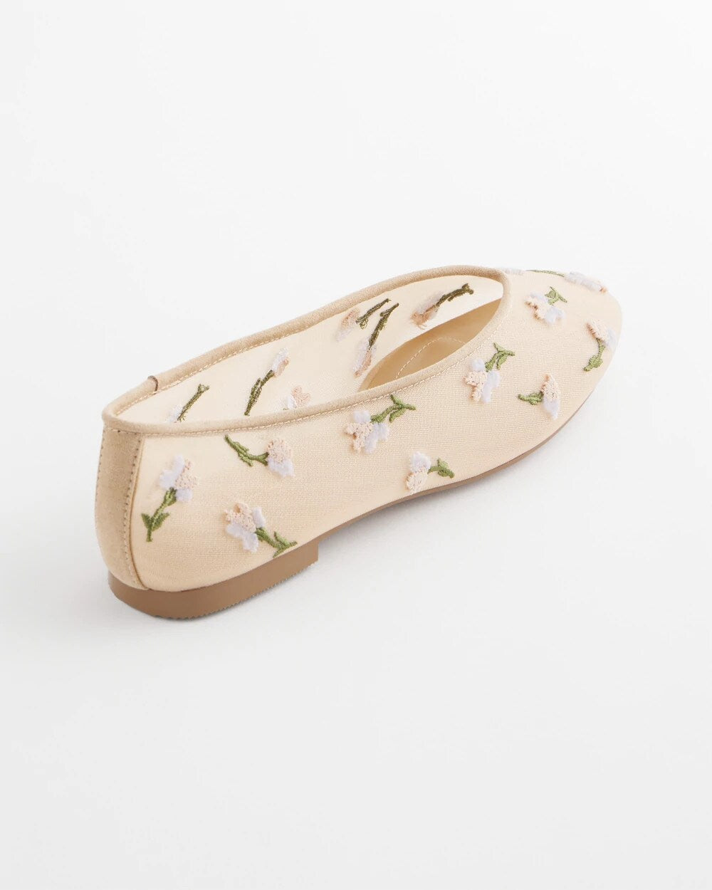 Orchid Embroidered Ballet Flats - Chico's