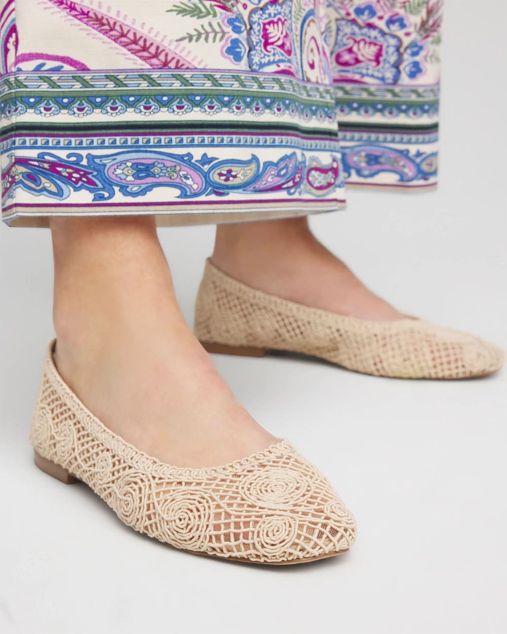 Cora Raffia Flats - Chico's