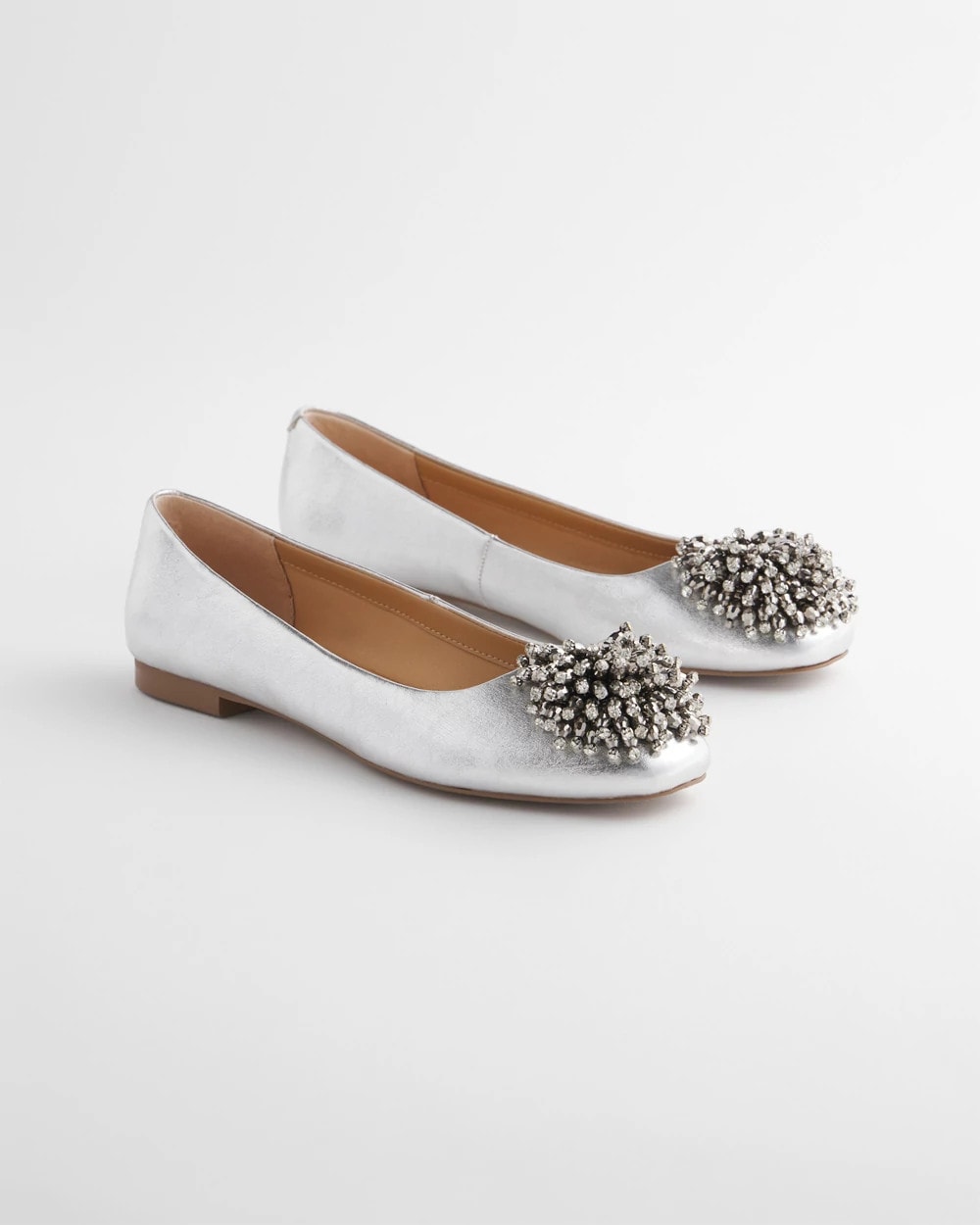 Omega Beaded Ballet Flats - Chico's