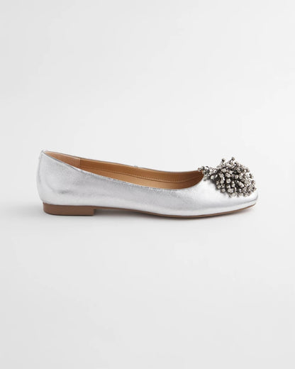 Omega Beaded Ballet Flats - Chico's
