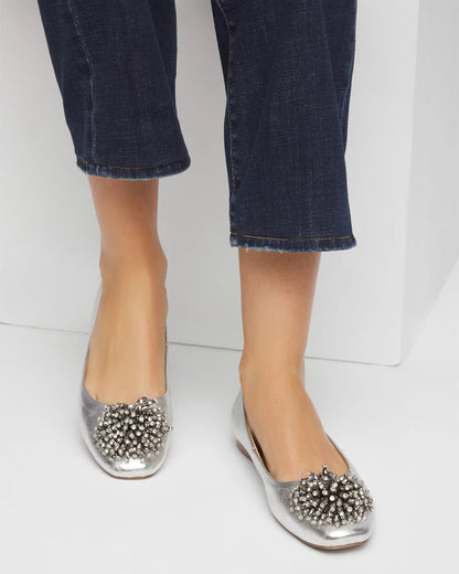 Omega Beaded Ballet Flats - Chico's