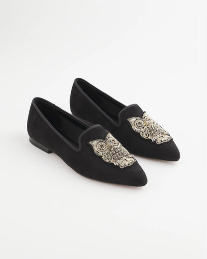 Black Microsuede Loafers - Chico's
