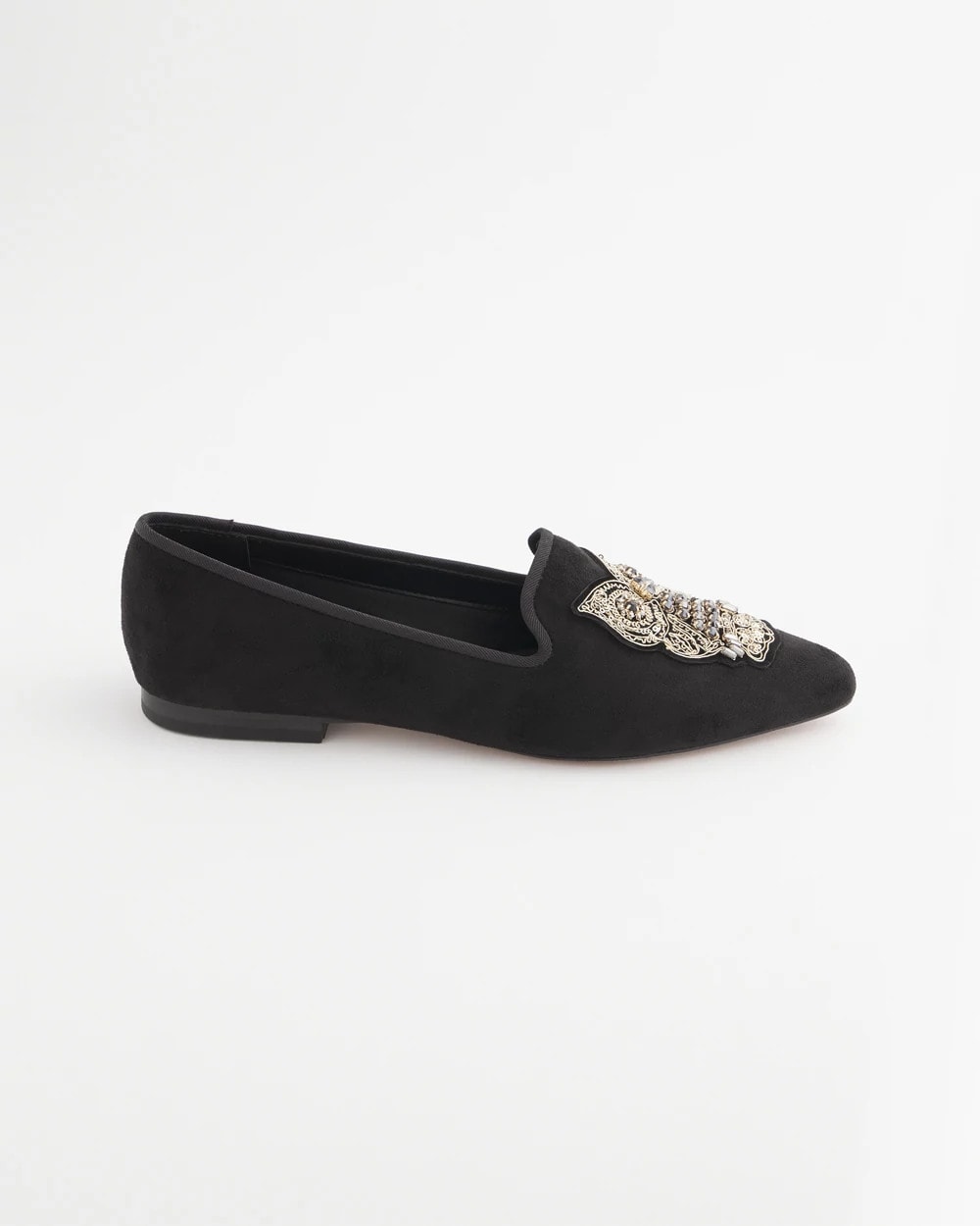 Black Microsuede Loafers - Chico's