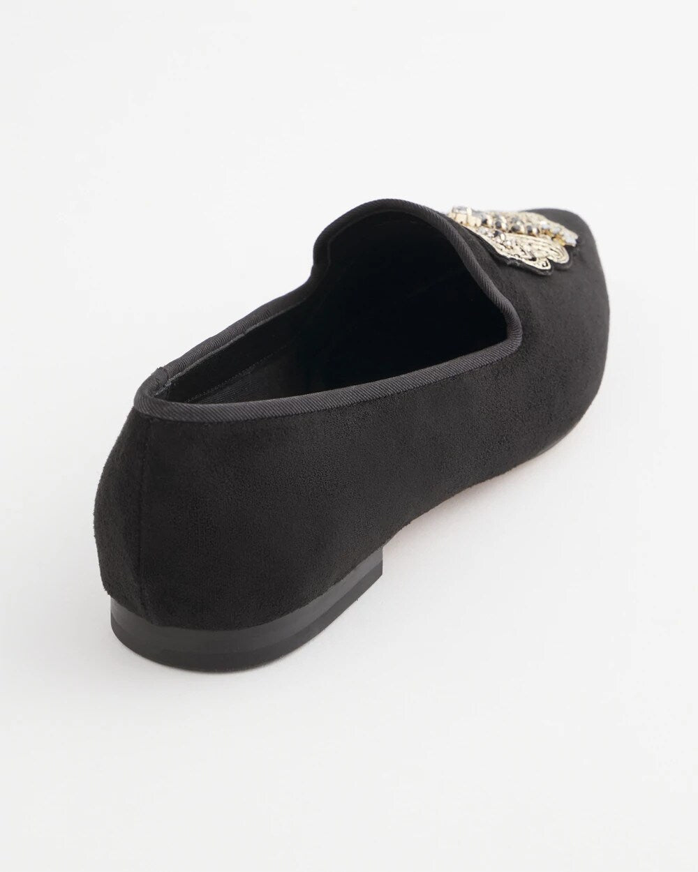 Black Microsuede Loafers - Chico's