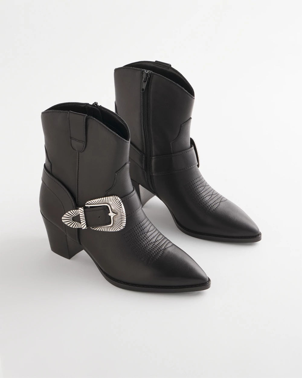 Kris Western Buckle Boots - Chico's