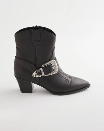 Kris Western Buckle Boots - Chico's