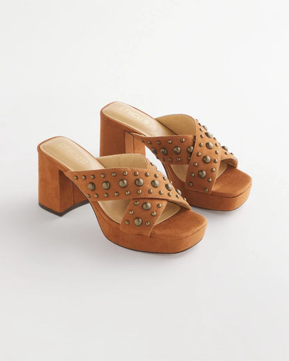 Vale Western Suede Block Heels - Chico's