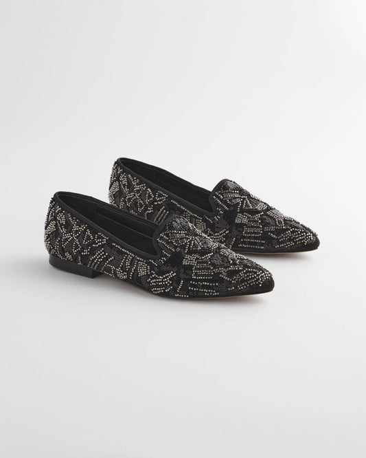 Gwyn Art Deco Beaded Flats - Chico's