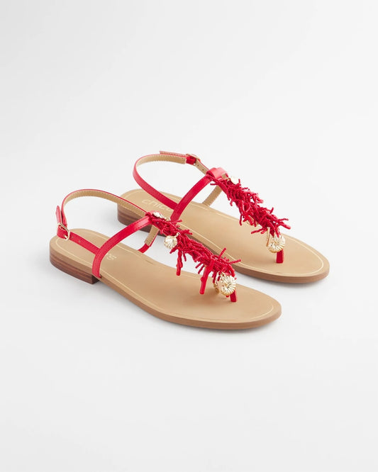 Coral Beach T-Strap Sandals - Chico's