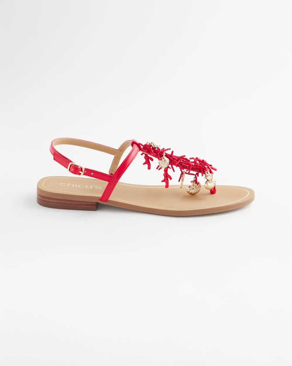 Coral Beach T-Strap Sandals - Chico's