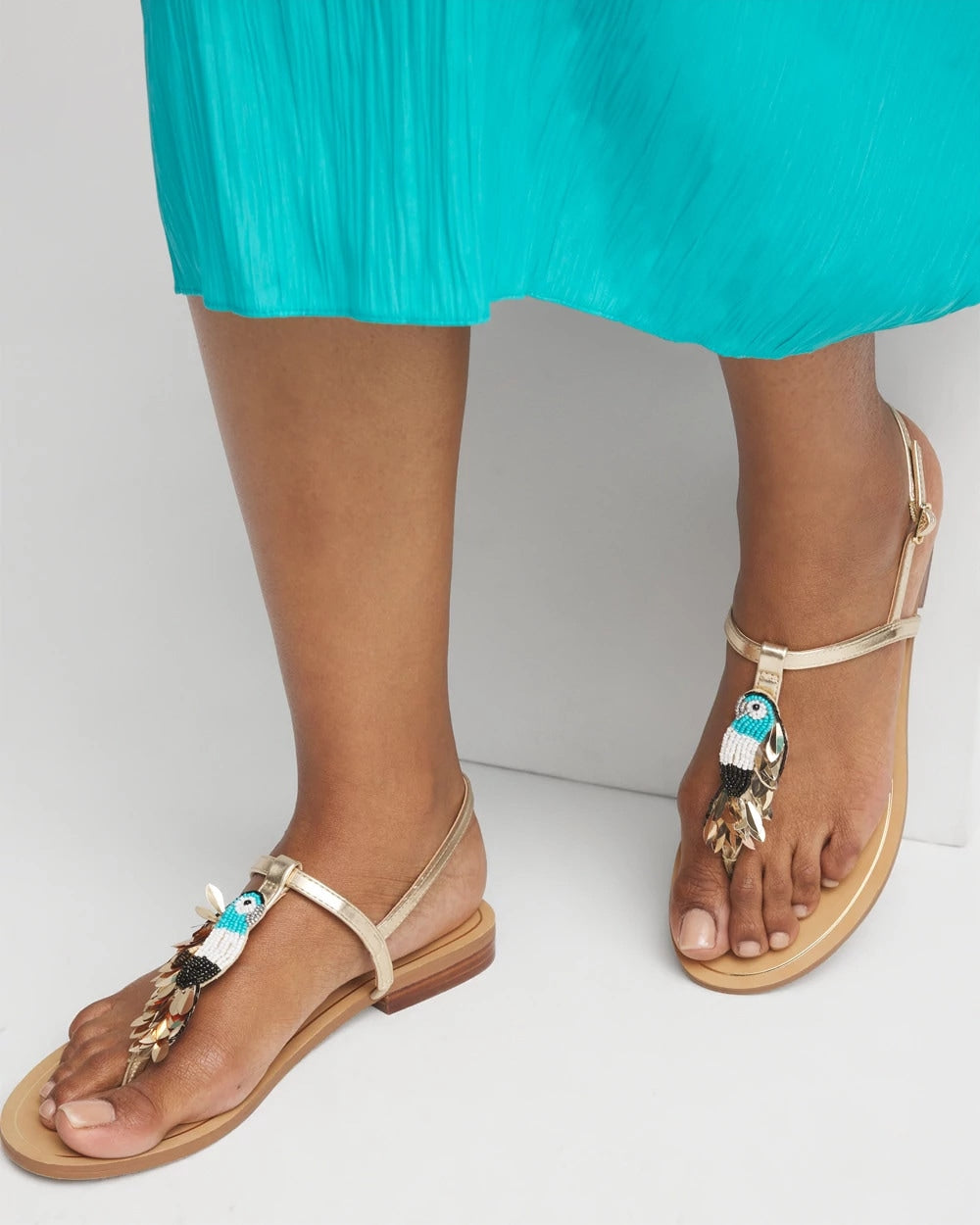 Beach Parrot T-Strap Sandals - Chico's