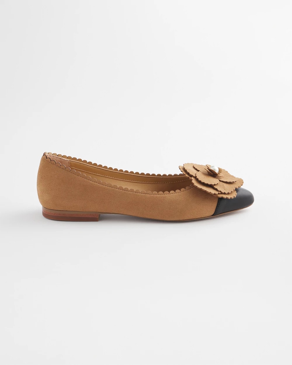 Microsuede Ballet Flats - Chico's