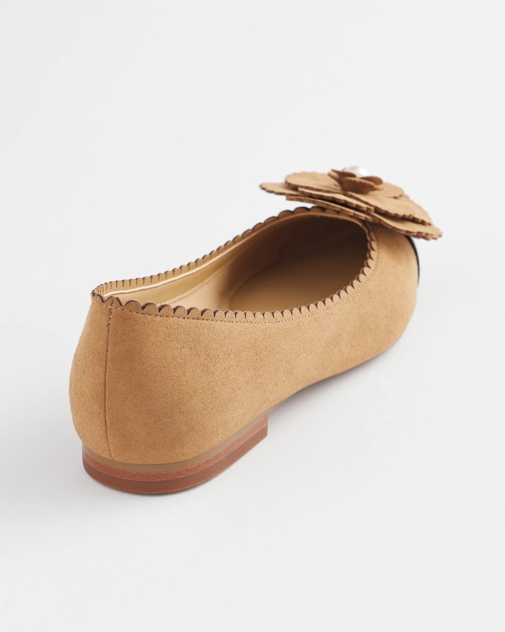 Microsuede Ballet Flats - Chico's