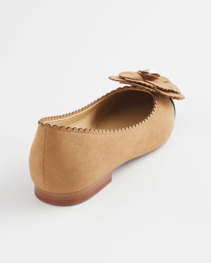 Microsuede Ballet Flats - Chico's