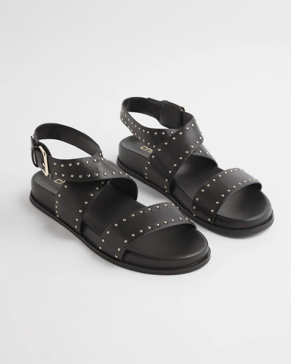 Black Leather Sandals - Chico's