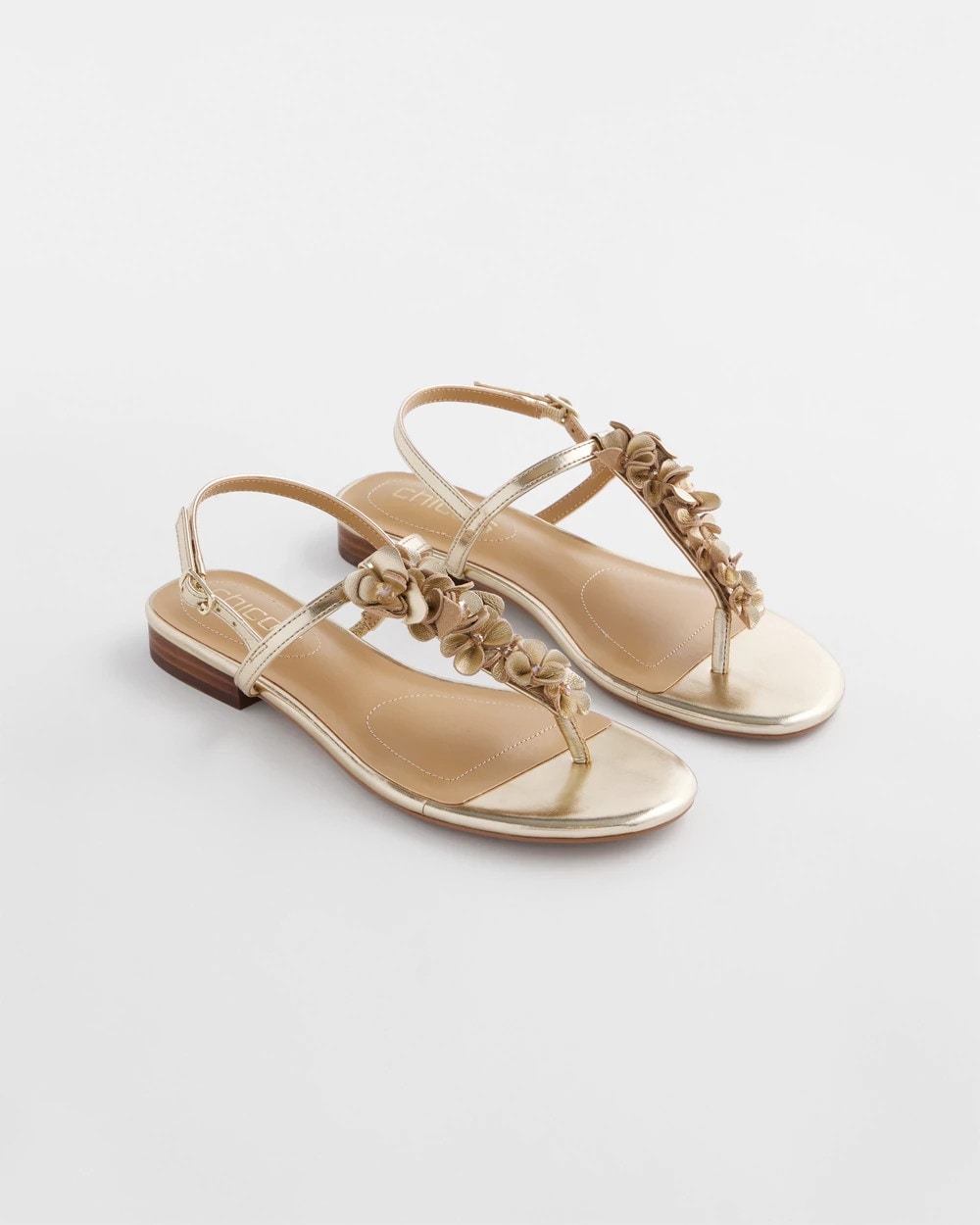 Sioux Flower T-Strap Sandals - Chico's