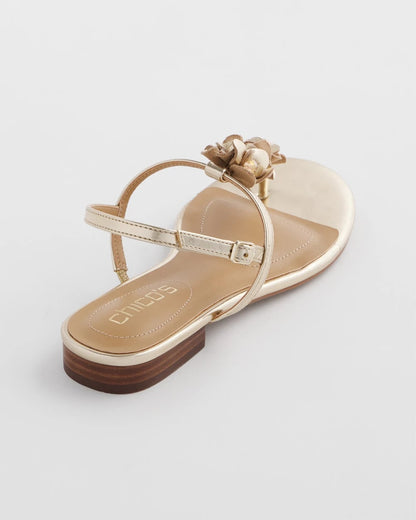 Sioux Flower T-Strap Sandals - Chico's