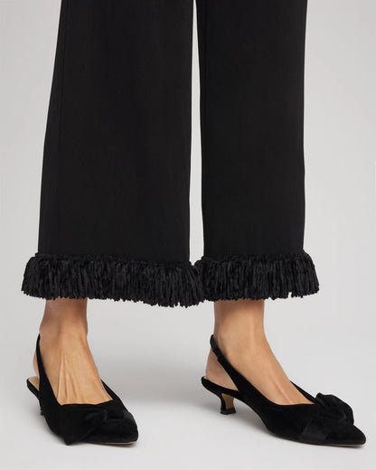 Charm Velvet Bow Kitten Heels - Chico's