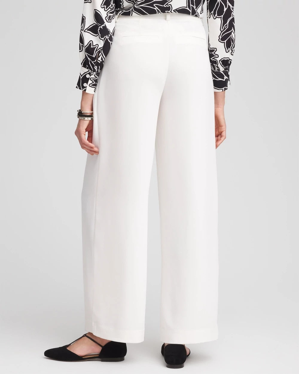 Petite Crepe Pleated Relaxed Pants - Chico's