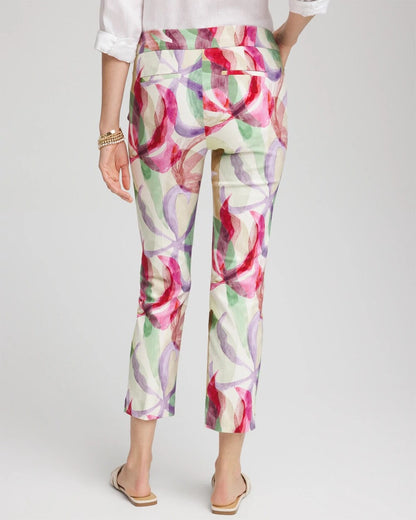 Petite Brigitte™ Slub Slim Cropped Pants - Chico's