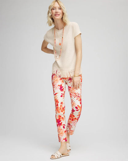 Petite Brigitte™ Slub Ankle Pants - Chico's