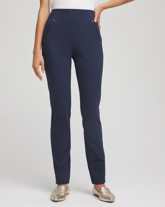 Petite Juliet Slim Trim Detail Pants - Chico's