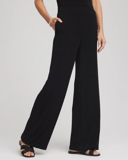 Petite Travelers™ Wide-Leg Pocket Pants - Chico's
