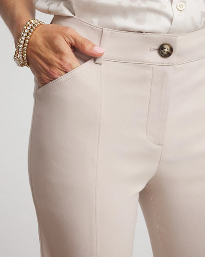 Petite Bi-Stretch Straight Ankle Pants - Chico's