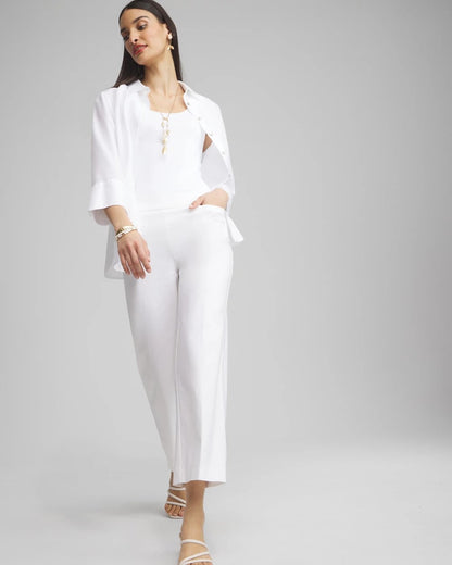 Petite Brigitte Wide Leg Cropped Pants - Chico's